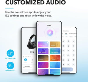 Q20i Hybrid Active Noise Cancelling Headphones