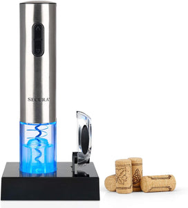 Automatic Electric Wine Bottle Corkscrew for Effortless Opening