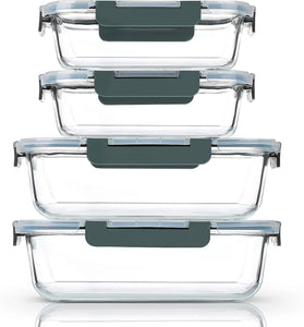 Mcirco Extra Large Glass Food Storage Container - Eco-Friendly Design