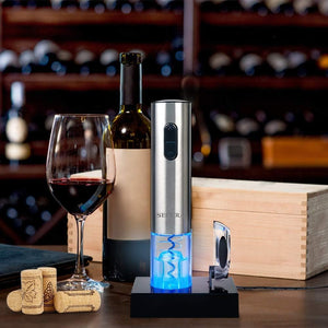 Automatic Electric Wine Bottle Corkscrew for Effortless Opening
