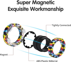 Stress Relief Magnetic Rings Fidget Toy for All Ages