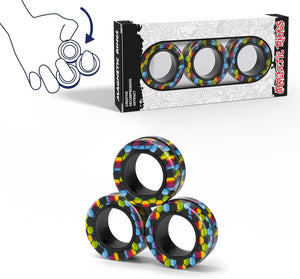 Stress Relief Magnetic Rings Fidget Toy for All Ages