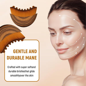 Brush Lymphatic Contour Face Brush for Glowing Skin
