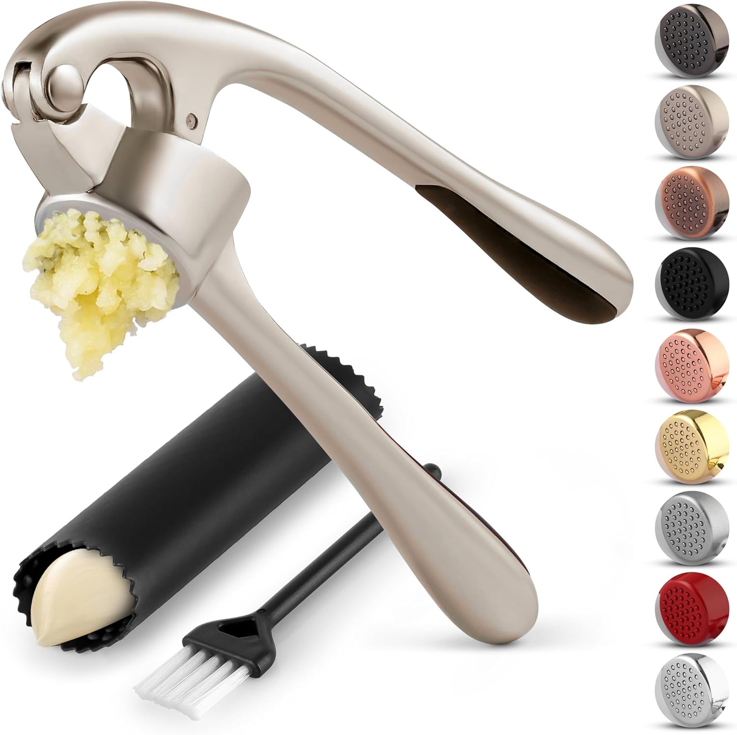 Rust Proof Professional Garlic Press – Effortless Cooking Tool