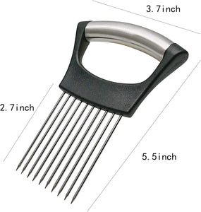 Stainless Steel Onion Holder for Perfect Slicing Every Time
