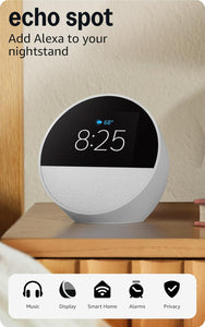 Stylish Smart Alarm Nightstand for Home and Office