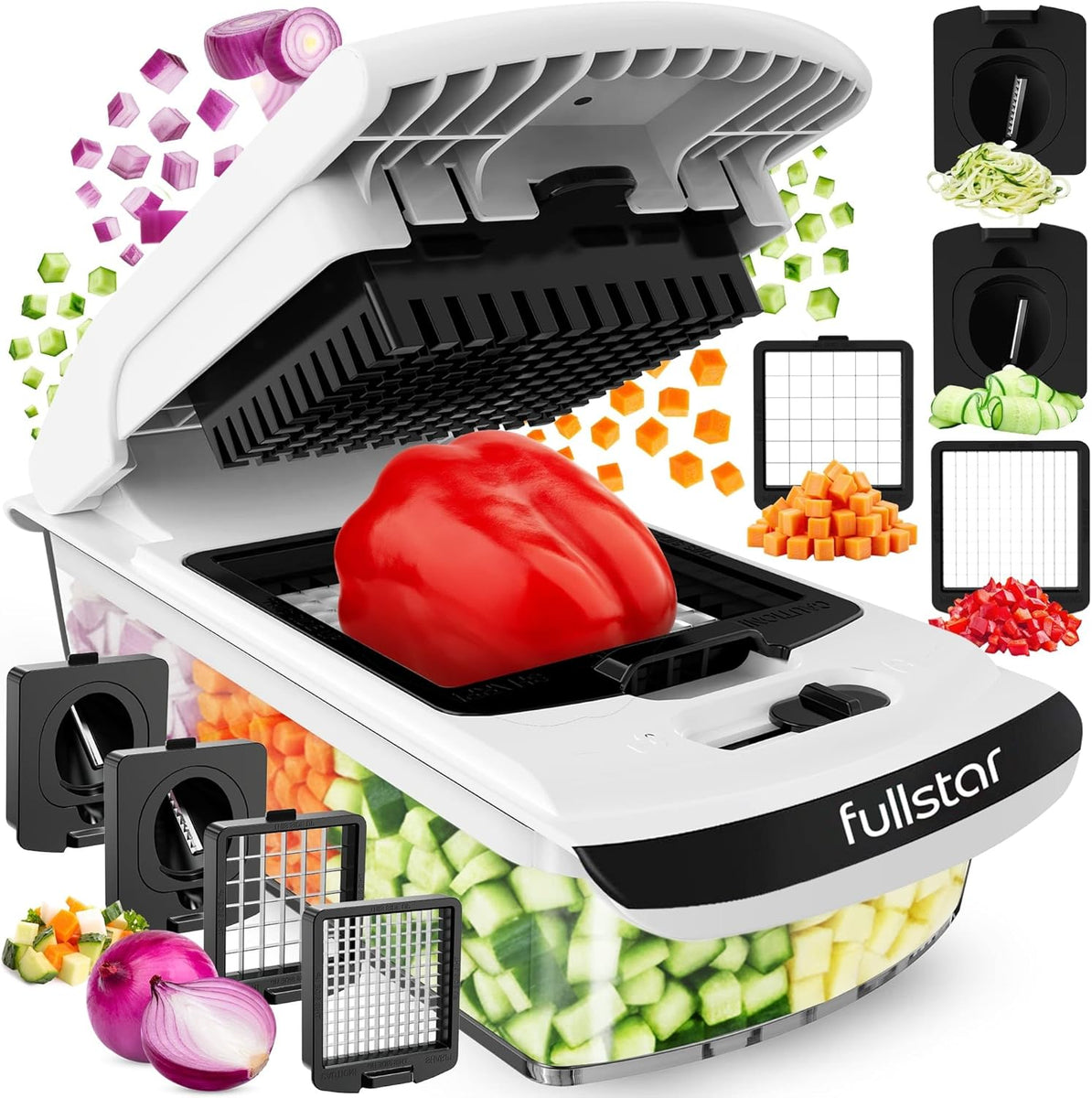 FullStar Vegetable Chopper & Spiralizer - Effortless Meal Prep