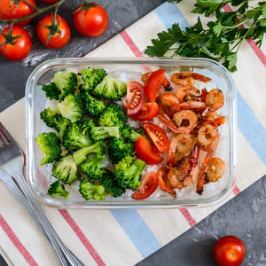 Mcirco Extra Large Glass Food Storage Container - Eco-Friendly Design
