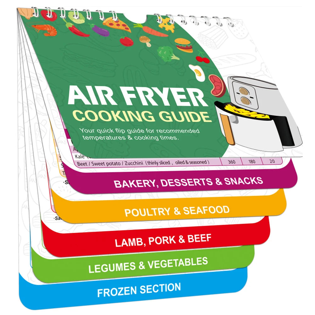 Air Fryer Cheat Sheet Magnets for Easy Cooking