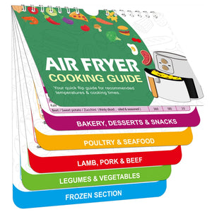 Air Fryer Cheat Sheet Magnets for Easy Cooking
