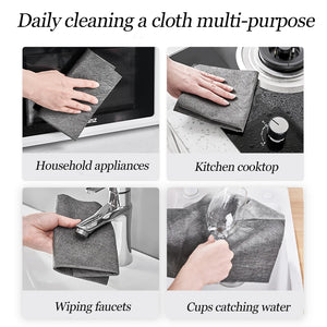 Ultra-Absorbent Microfiber Kitchen Dish Towels for Sparkling Clean
