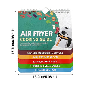 Air Fryer Cheat Sheet Magnets for Easy Cooking