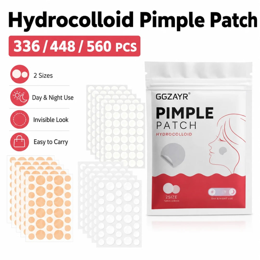 336/448/560pcs Hydrocolloid Pimple Patch Set - Invisible Spot Covers